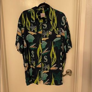 Seattle Mariners Hawaiian Shirt XL